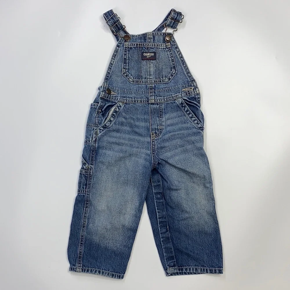 OshKosh B'gosh Denim Overalls 24M